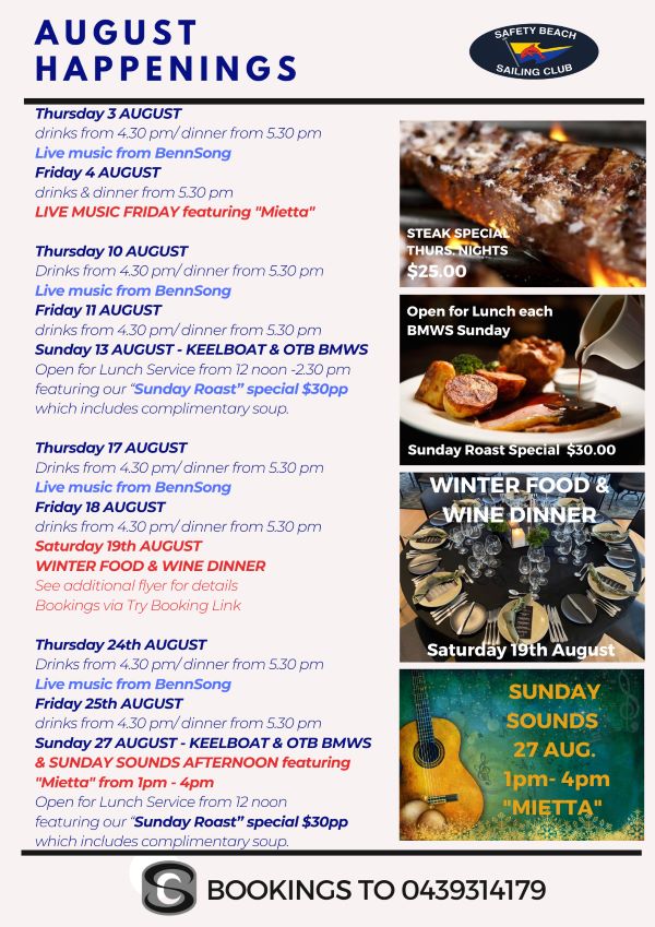 August Happenings 2023