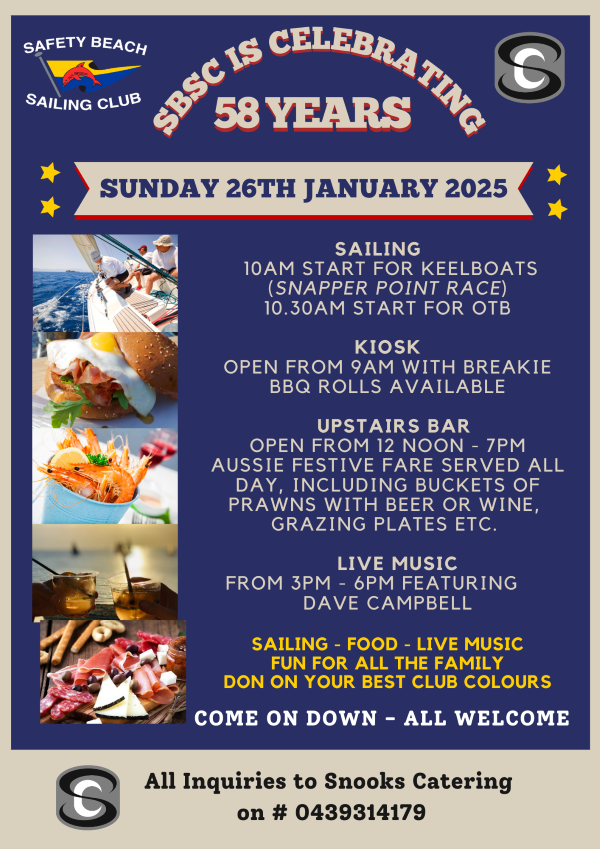 Australia Day Weekend flyer 2025