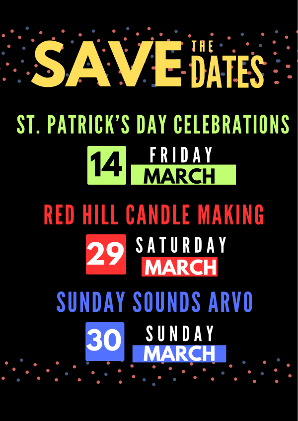 Save The Dates March 2025